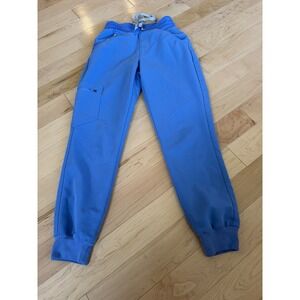 Figs Scrub Pants Joggers Blue XXS